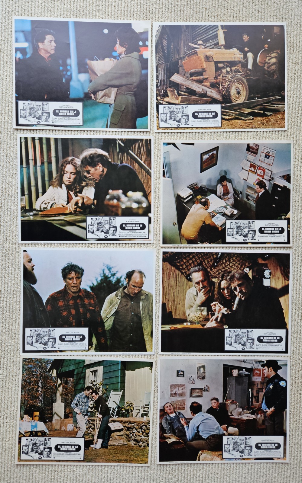 Girl From Petrovka + Midnight Man, 2X original 11x14 lobby sets SPANISH