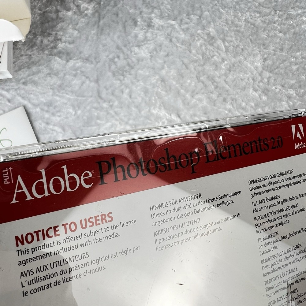 Adobe Photoshop Elements 2.0 - PC/Mac - 49230366 - New, Open Box