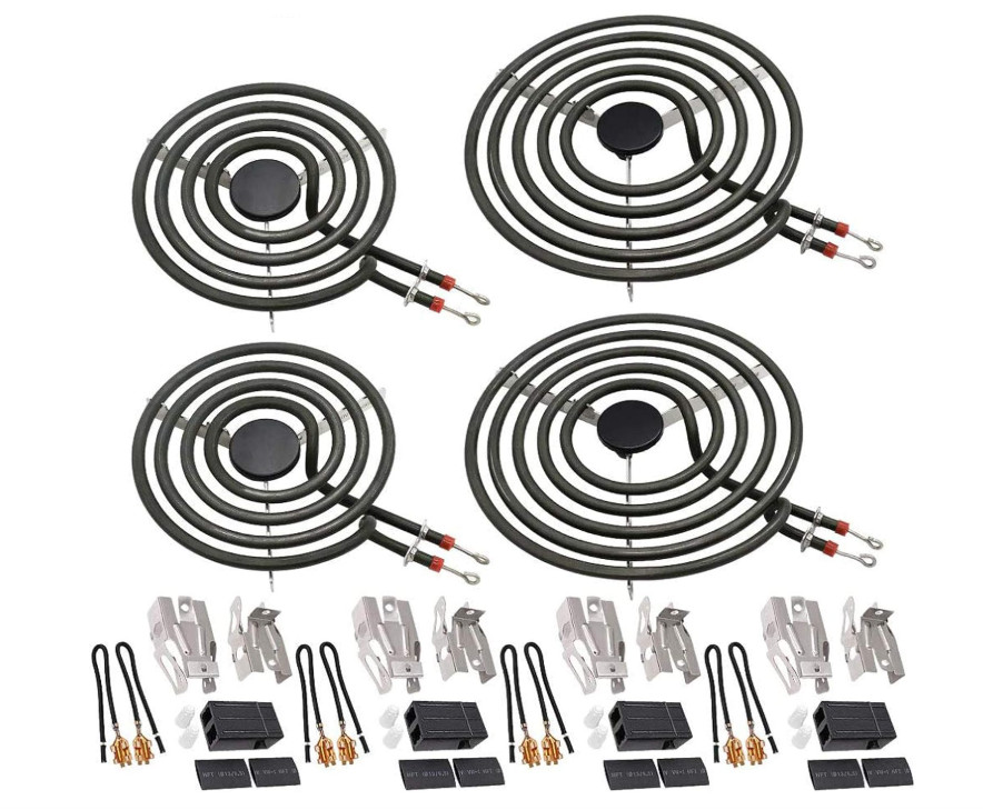 Elemento De Quemador Gama Electrica Pieza De Repuesto Para Estufa Paquete De 4.