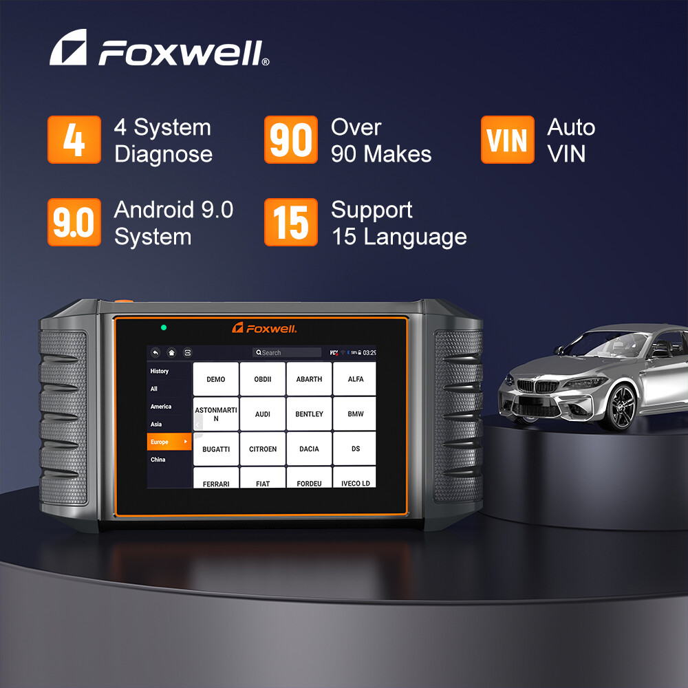 Foxwell NT706 Scanner Code Reader ABS SRS Engine Transmission Diagnostic Tool