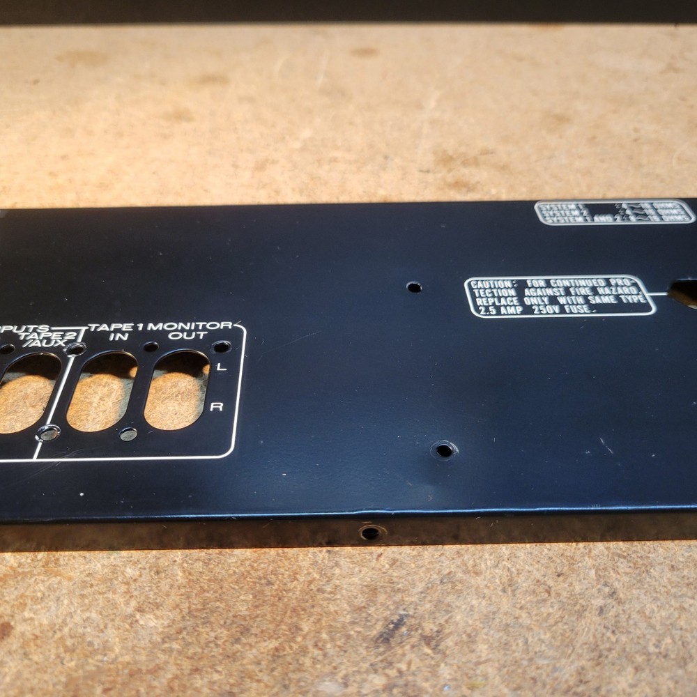 Marantz SR-2000 Back Plate