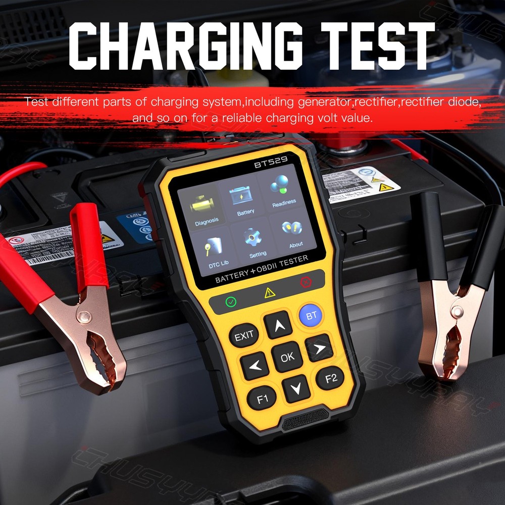 Check Engine Transmission ABS SRS Code Reader OBD2 Scanner Car Diagnostic Tool