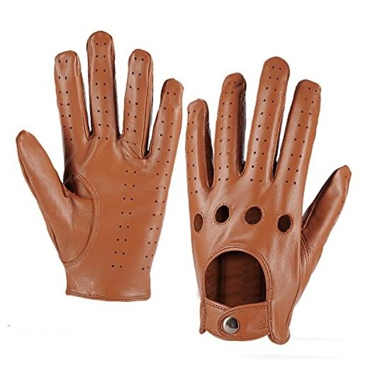 Mens Touchscreen Unlined Small (8.5 US Standard size) Camel(touchscreen)