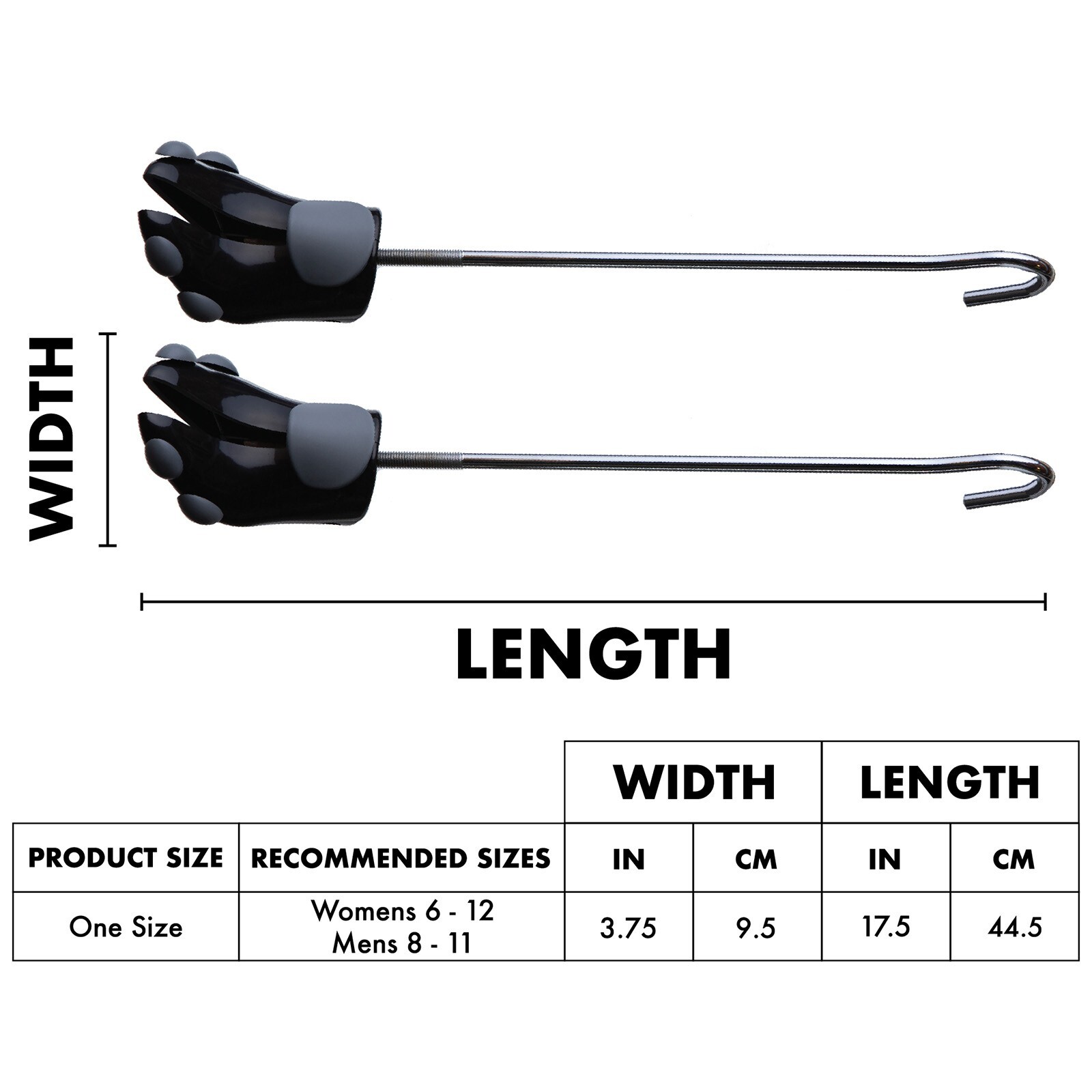 FOOTMATTERS Premium Boots Stretcher - Stretcher for Men & Women with Tight Boots