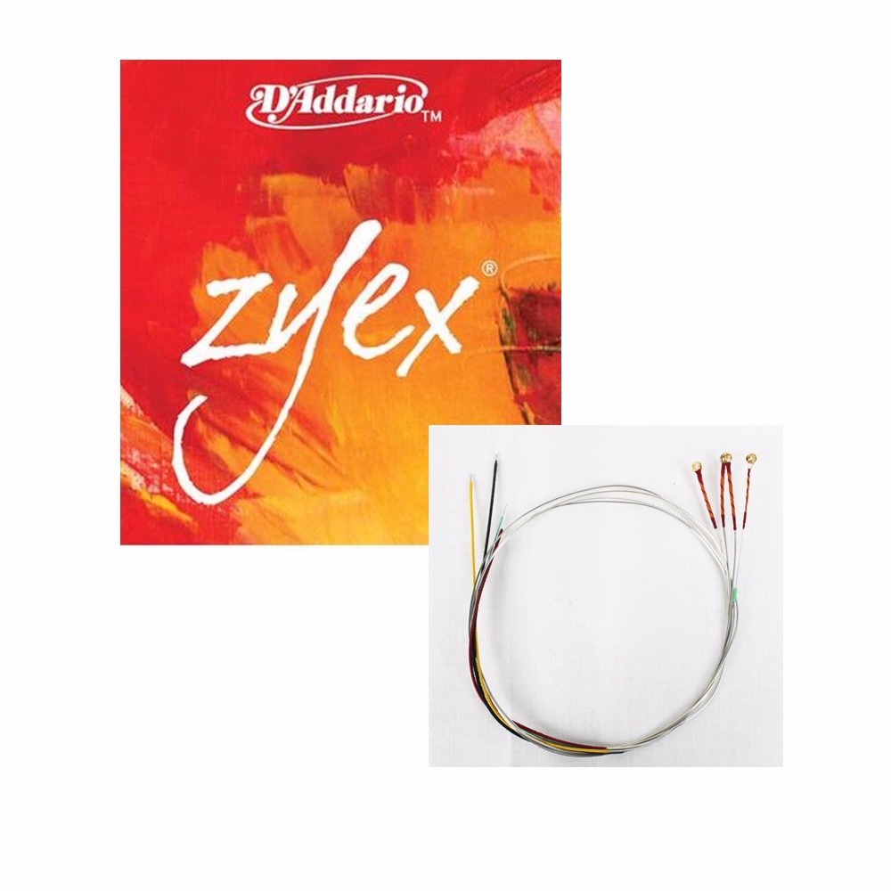 Addario Zyex Violin String Set 4/4 E Ball Medium tension