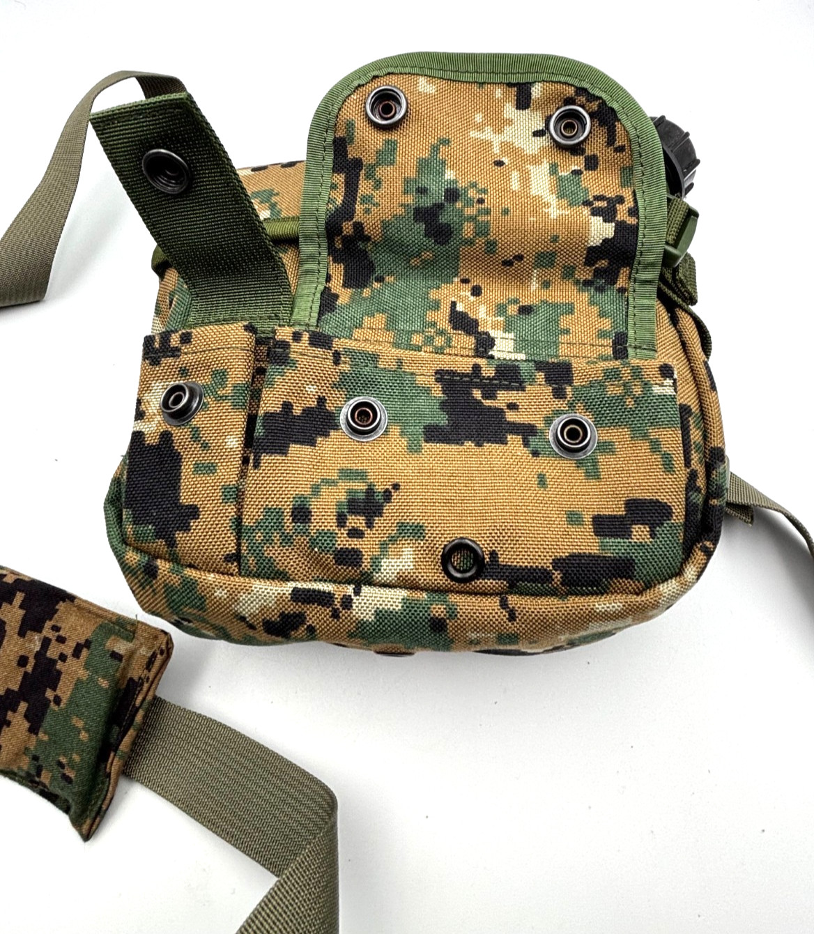 USGI 2 Quart Collapsible Canteen with J-Tech Digital Woodland MARPAT MOLLE Cover