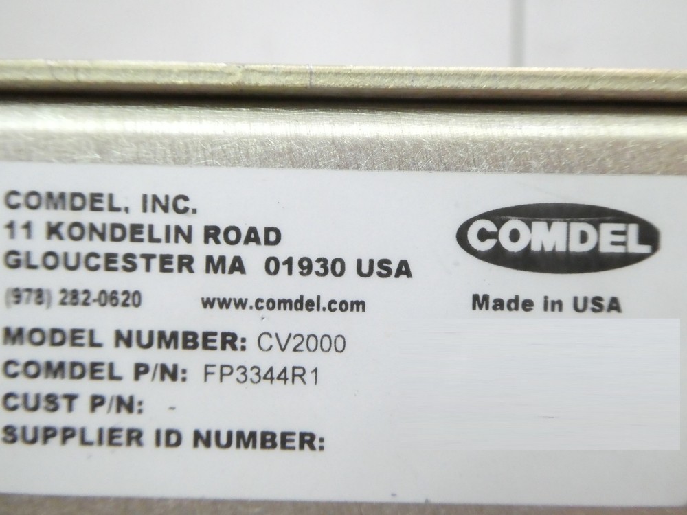CV-2000 Comdel FP3344R1 40.68 MHz RF Generator Working Surplus