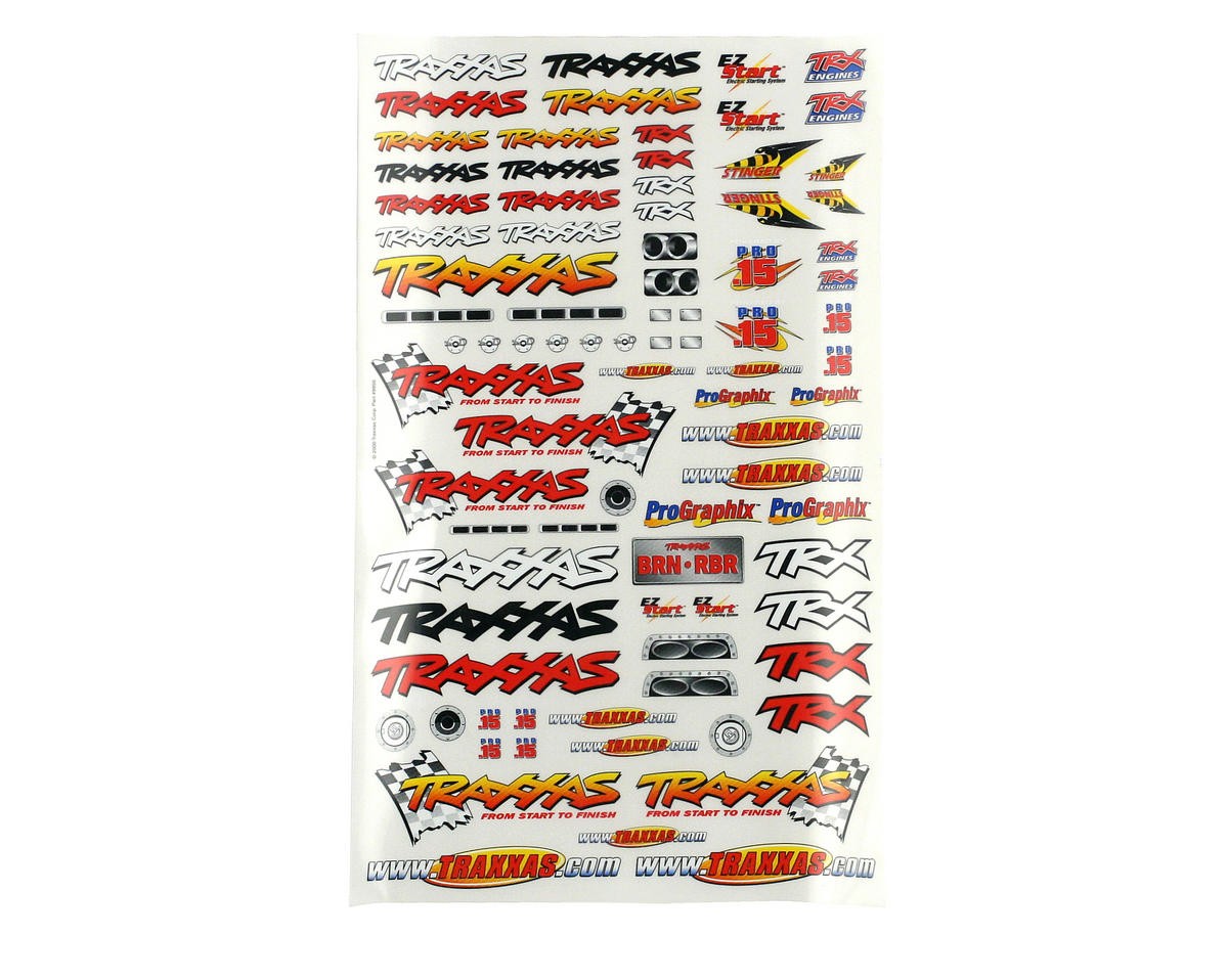Traxxas Official Team Racing Decal Set (Flag Logo/6-Color) [TRA9950]
