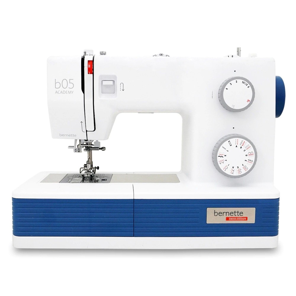 Bernette B05 Academy Sewing Machine with 100 Thread Spools & Matching Bobbins