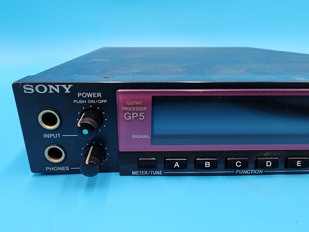 90s Sony HR-GP5 Guitar Multi Effect Instrument Processor Half Rack DPS Bass
