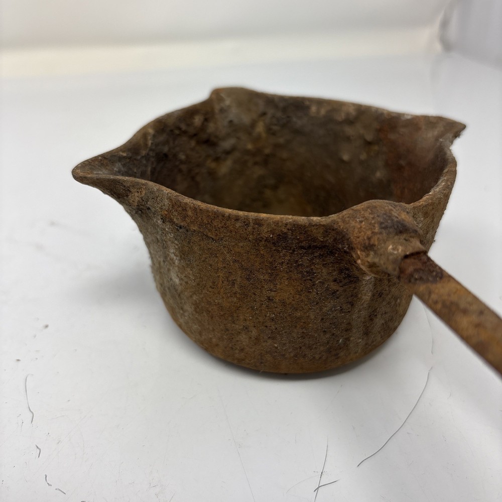 2 Blacksmith-Made Tools - Tongs & Ladle