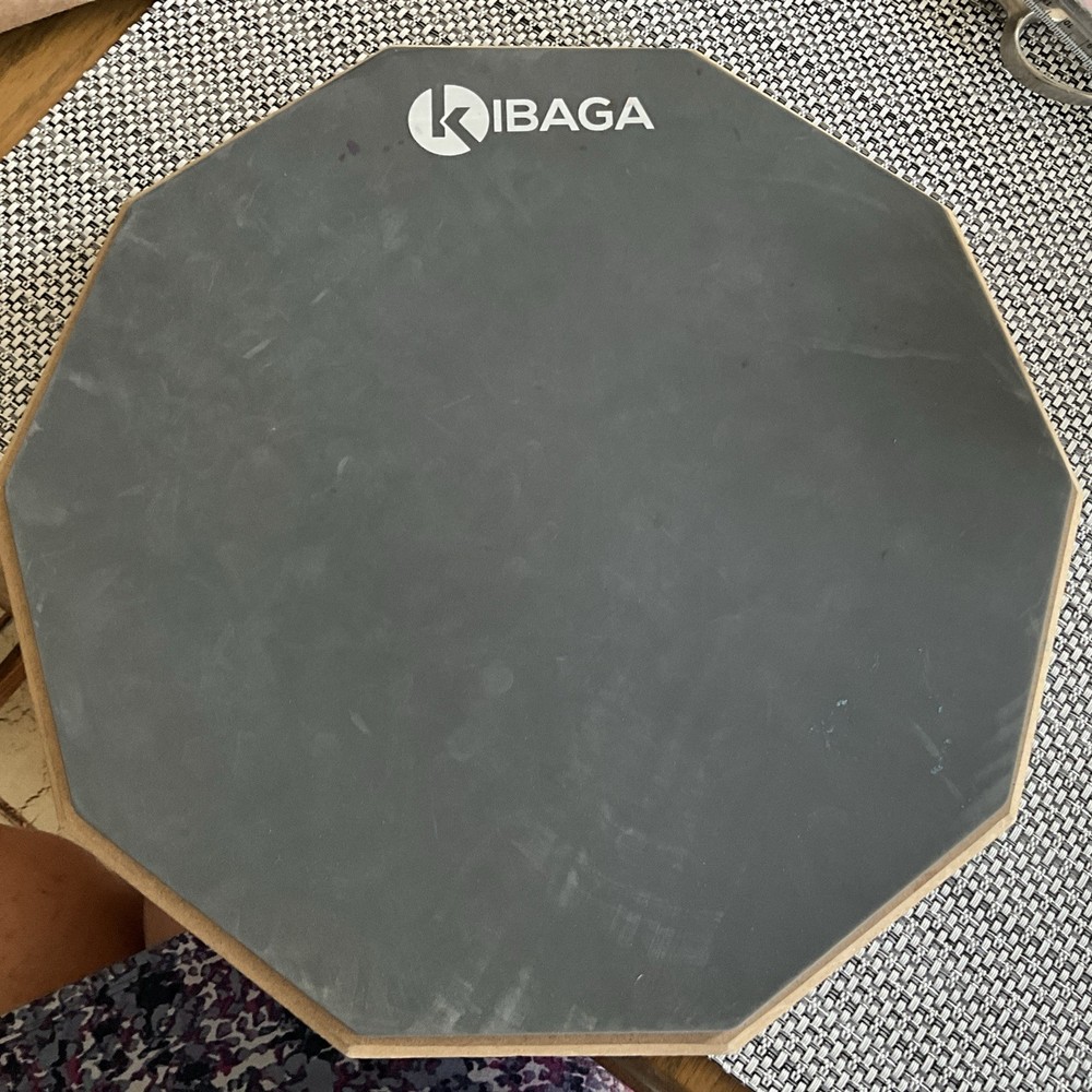 Kibaga Practice silent  Drum Pad 11" double sided