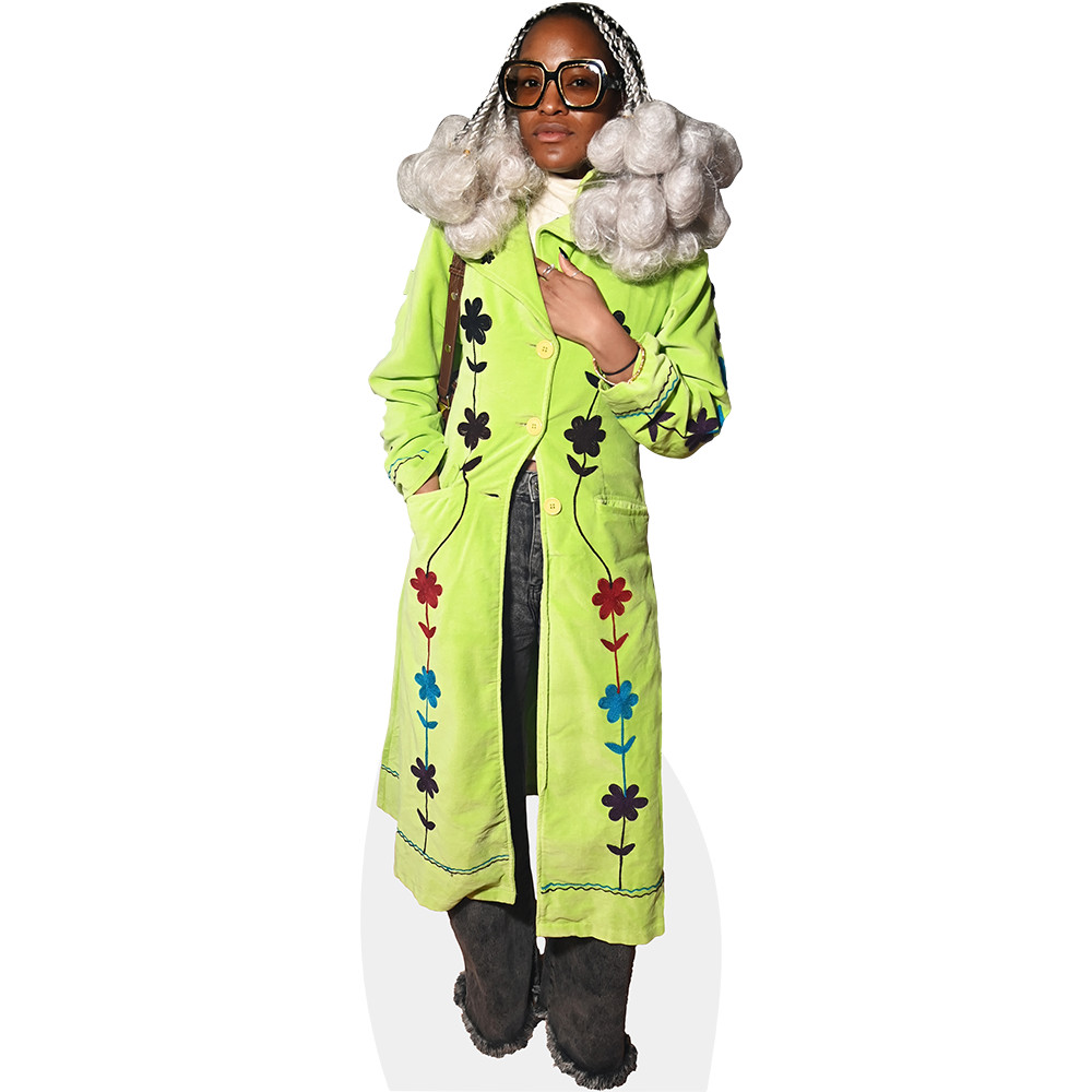 Barbara Safira (Green Coat) Mini Size Cutout