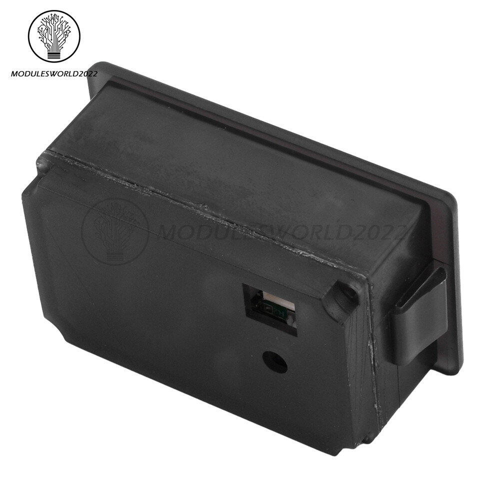 DC9-24V Battery Capacity Indicator USB Type-C LED Dual Digital Car Voltmeter