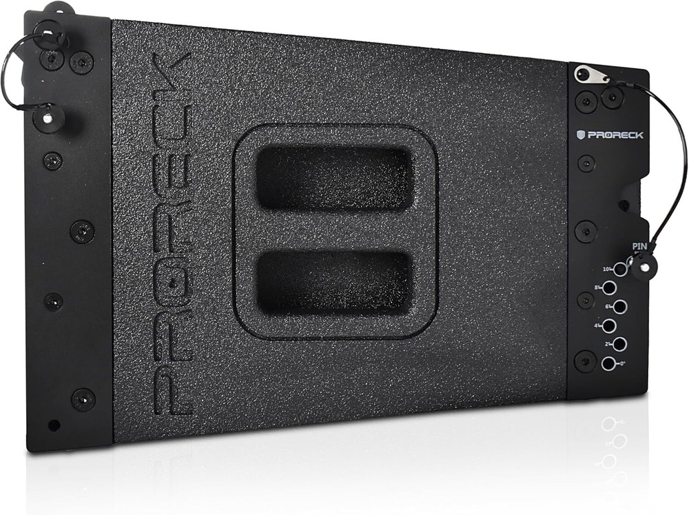 PRORECK Dual 10 inch Full Range 5000W P.M.P.O Powered Line Array Speaker