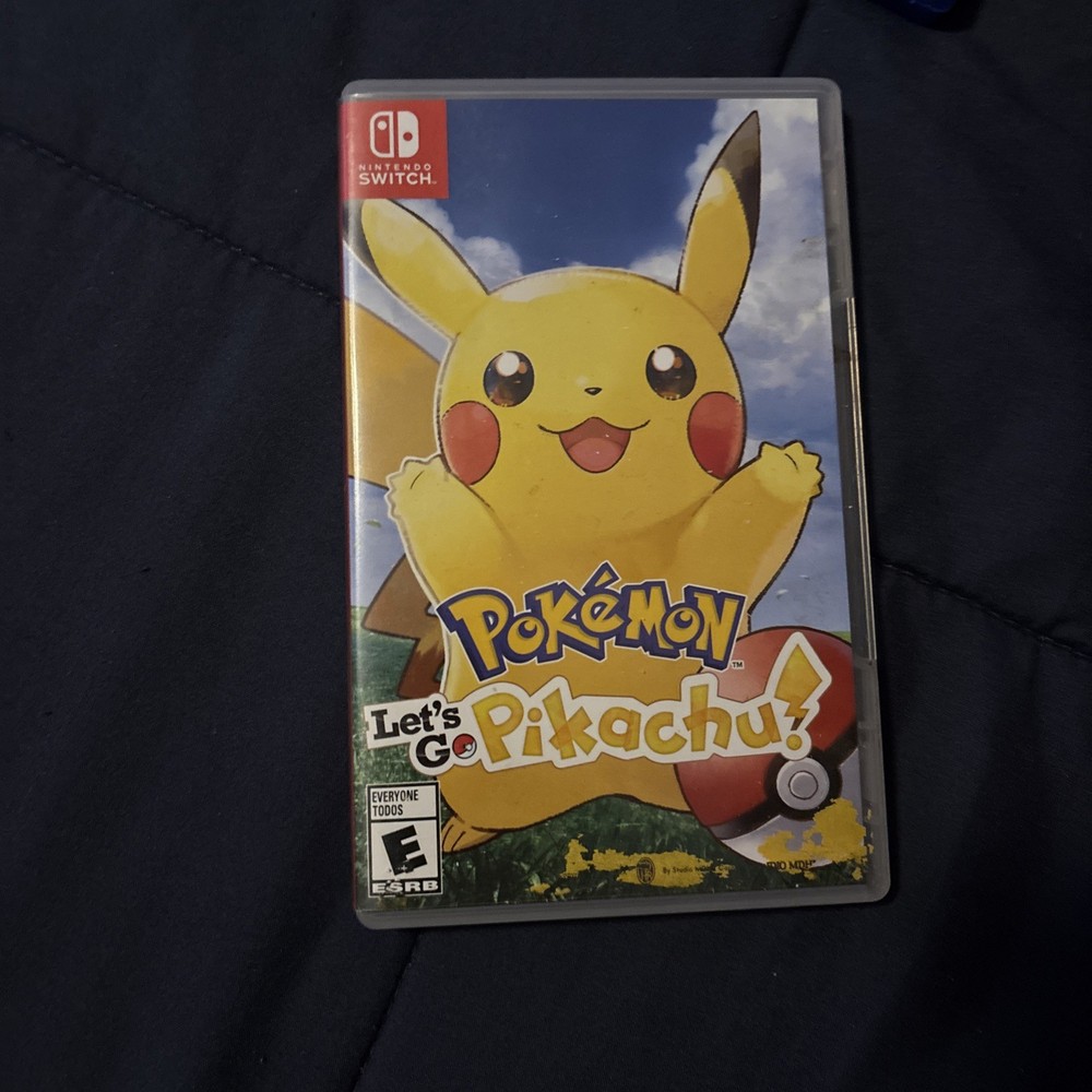 Authentic Replacement Case ONLY - POKEMON LET'S GO PIKACHU Nintendo Switch Box