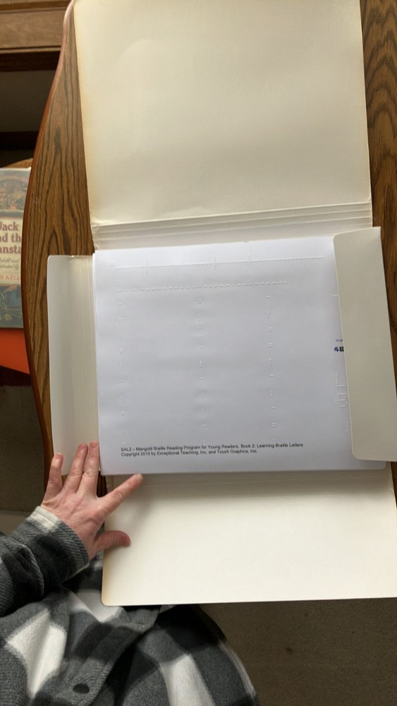 Sal2 Book 1 & 2 Reading Program Braille curriculum Talking Tactile Tablet Blind