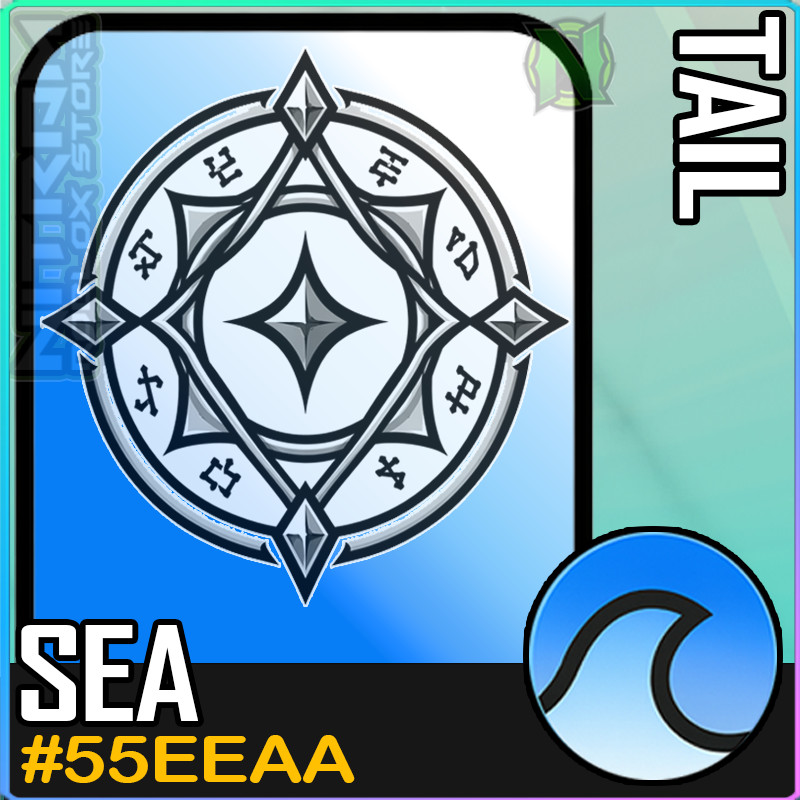 World Zero WZ - COSMETICS - #55EEAA (SEA) - TAIL