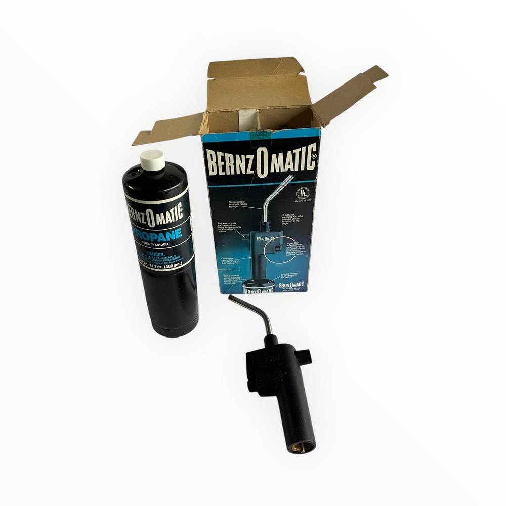 BernzOmatic TS2000 Trigger Start 2-Piece Propane Torch Kit - New Other