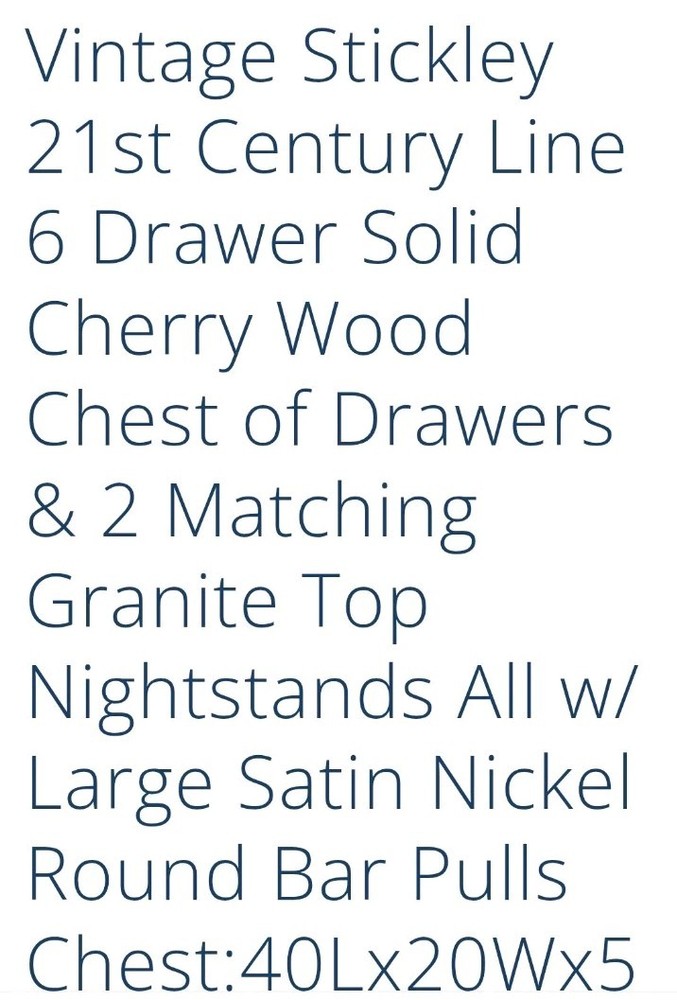 Stickley 21st Century Pulls/ John Widdicomb