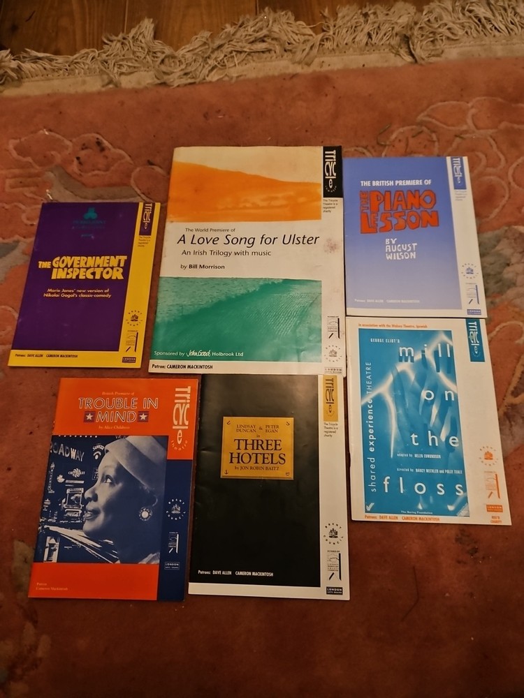 6 'Tricycle' Theatre Programmes