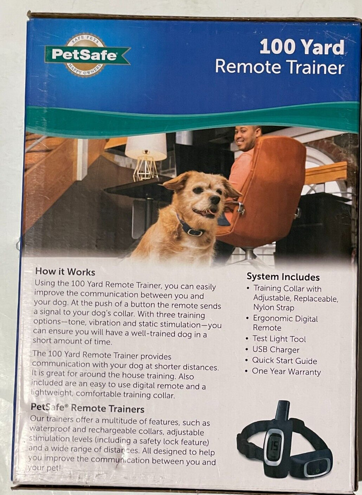 PetSafe Smart Dog Remote Trainer Collar Smart-Phone Based Training 100yrds