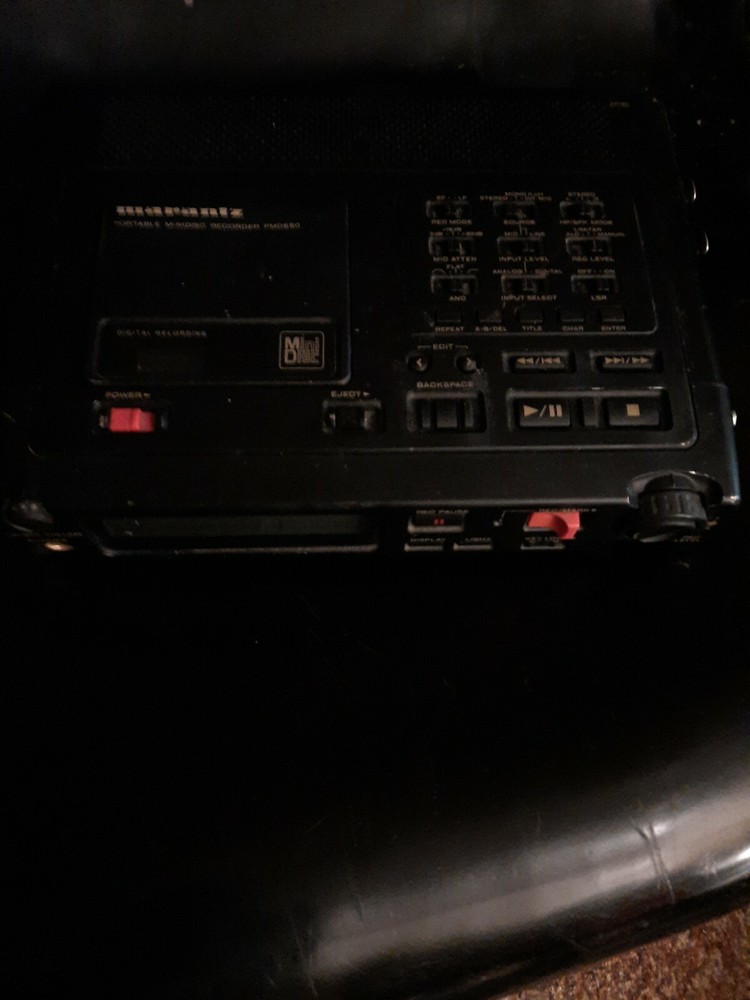 portable mini disc player recorder