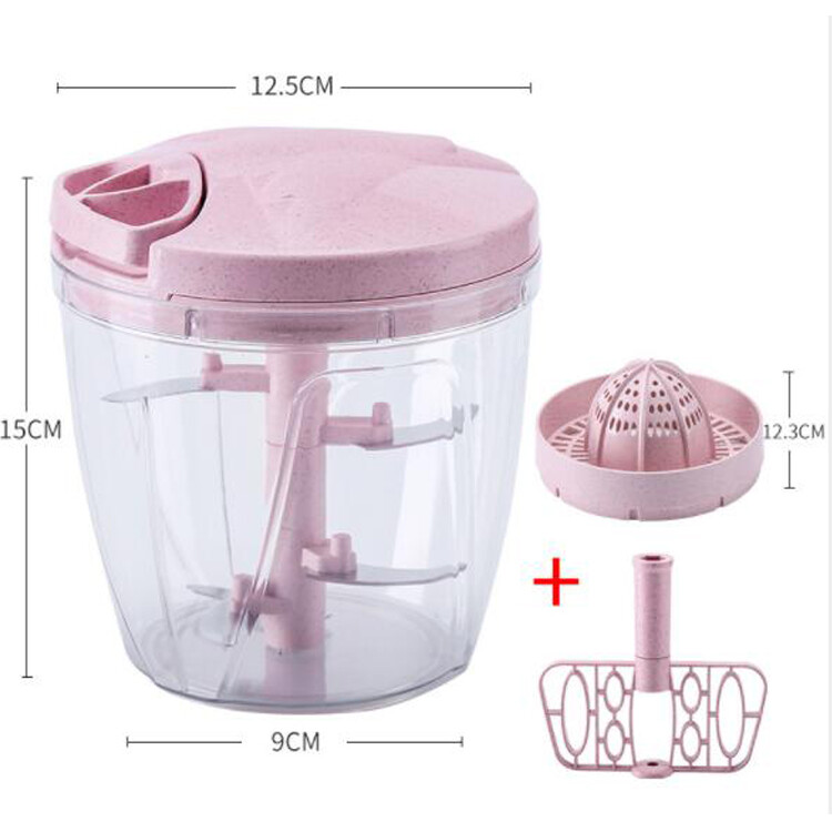 Multi-Function Manual Pulling Food & Vegetable Chopper Cutter Shredder