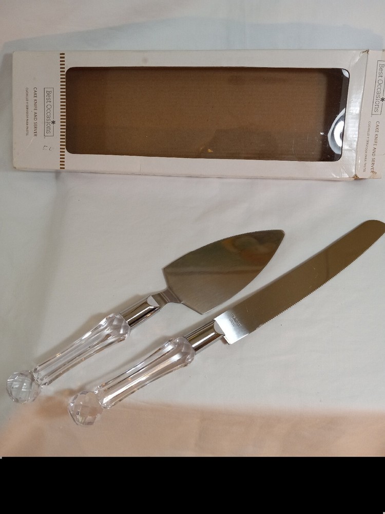 Cake Knife And Server Set