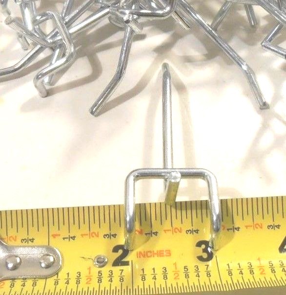 PEG HOOKS 50 PC. 2" inch PEGBOARD HOOKS PEG BOARD HOOKS