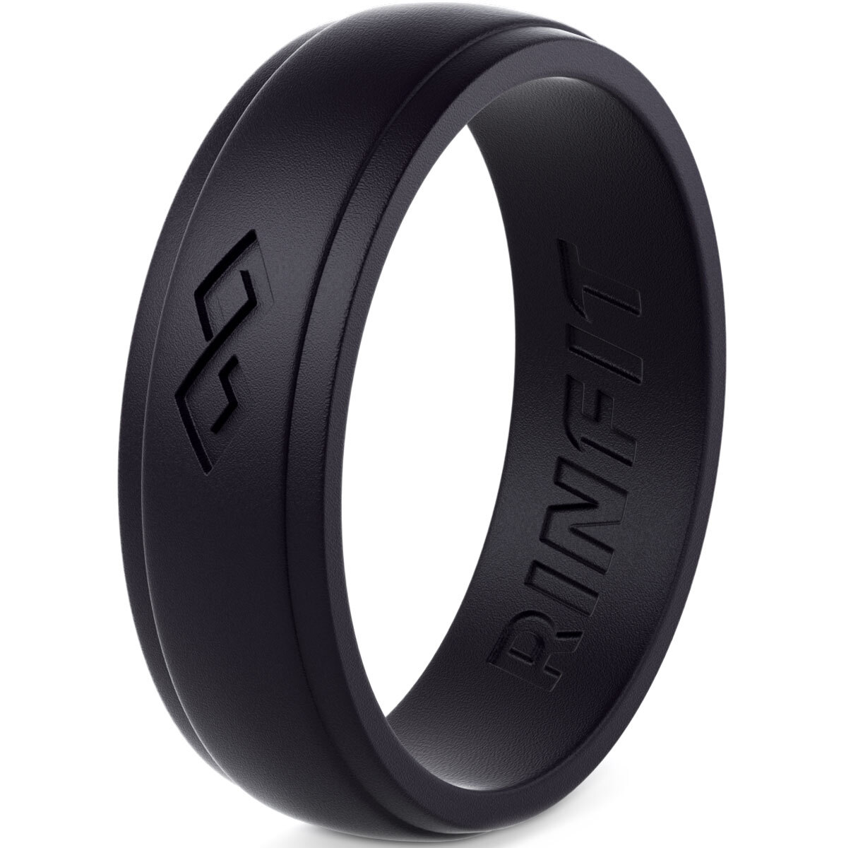Rinfit Silicone Ring for Women. Infinity style. Comfortable&Durable Wedding Band