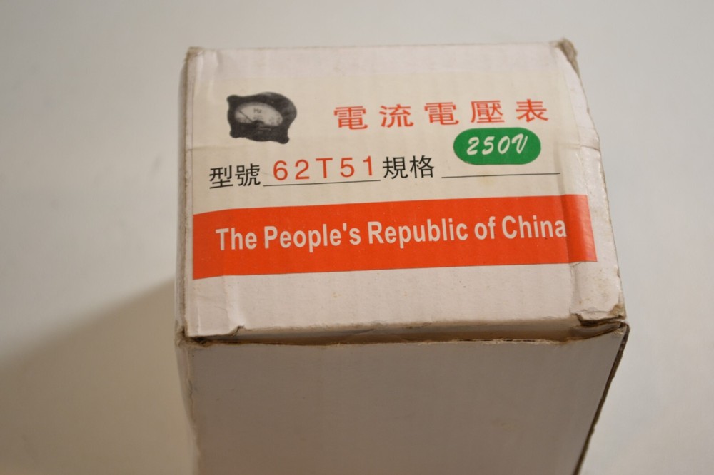 62T51 Ampere Analog Panel Meter Ammeter