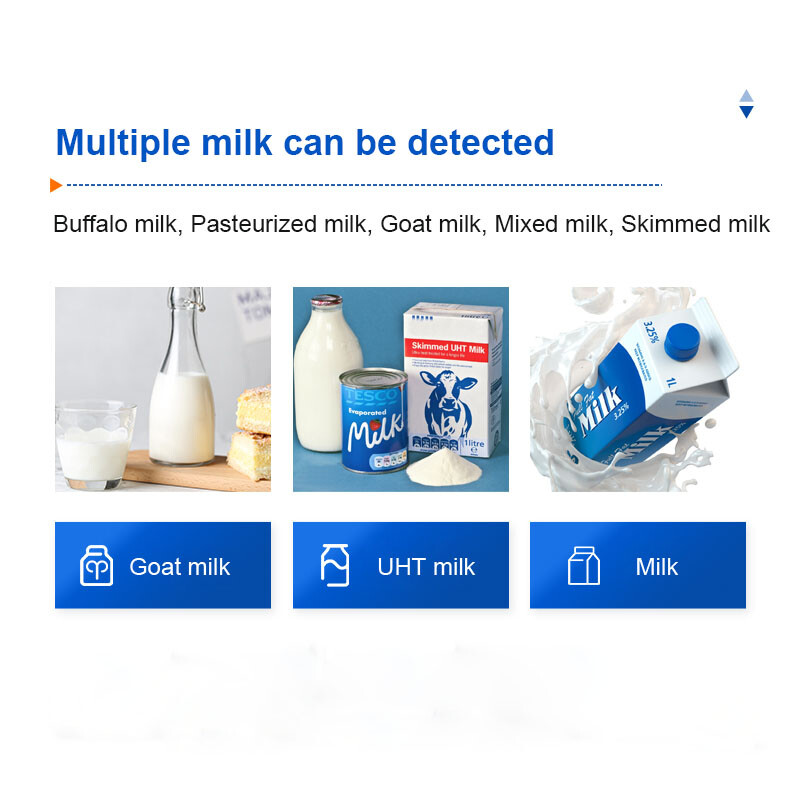 LM2 Milk Analyzer Dairy Composition Test Milk Fat Proteins PH Detection+ Printer