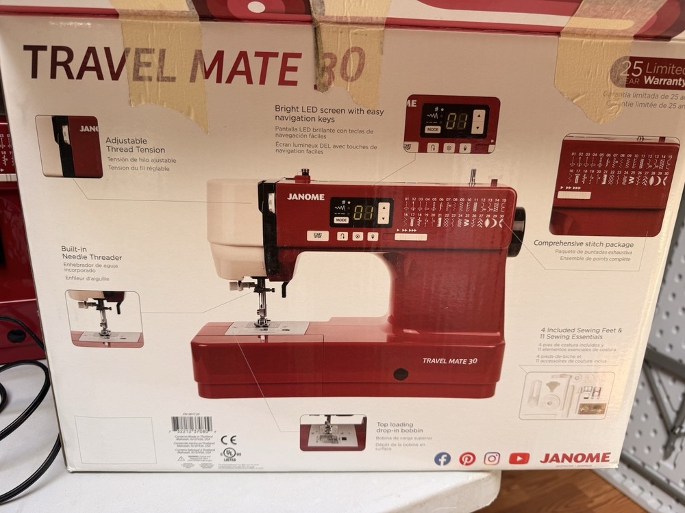 Janome Travel Mate 30 Computerized Sewing Machine TM30