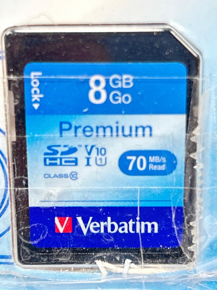 8GB SDHC MEMORY CARD CLASS 10