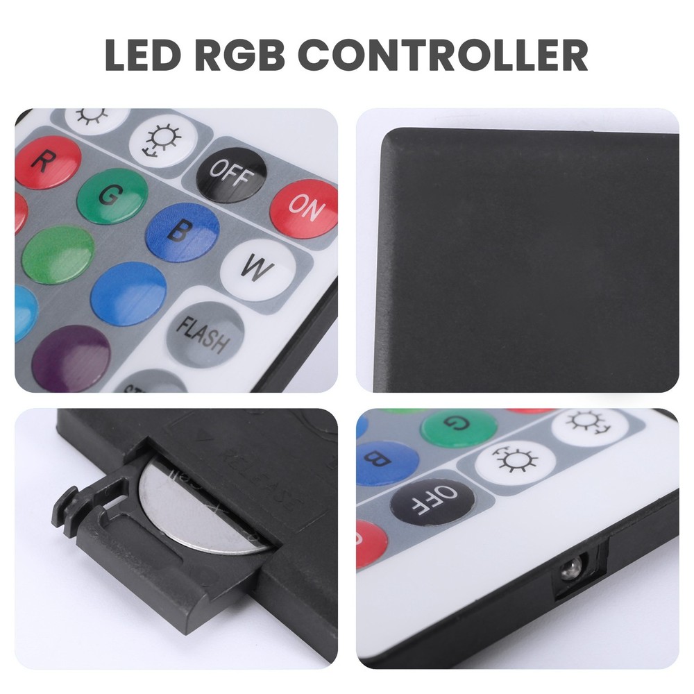 LED RGB Controller Control IR 24 keys white 12V J2N69096