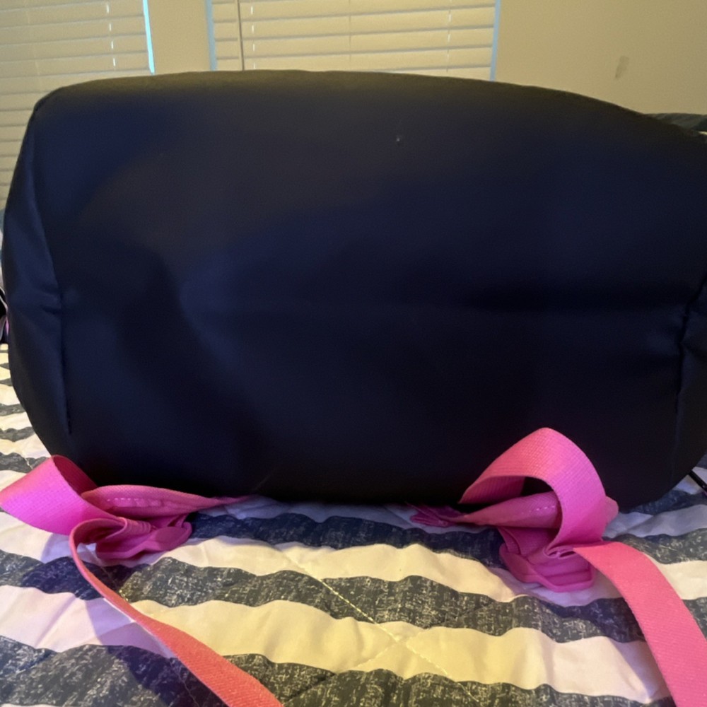 Nike Elite Pink Polyester Gym Bag Backpack Zipper 3 Pockets Adjustable Strap