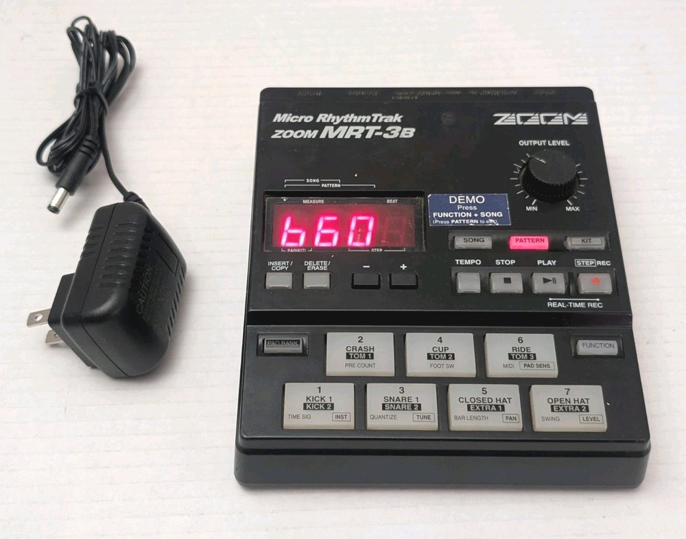 ZOOM MRT-3B Micro Rhythm Trak Drum Machine Electronic Sequencer Beat Loop midi