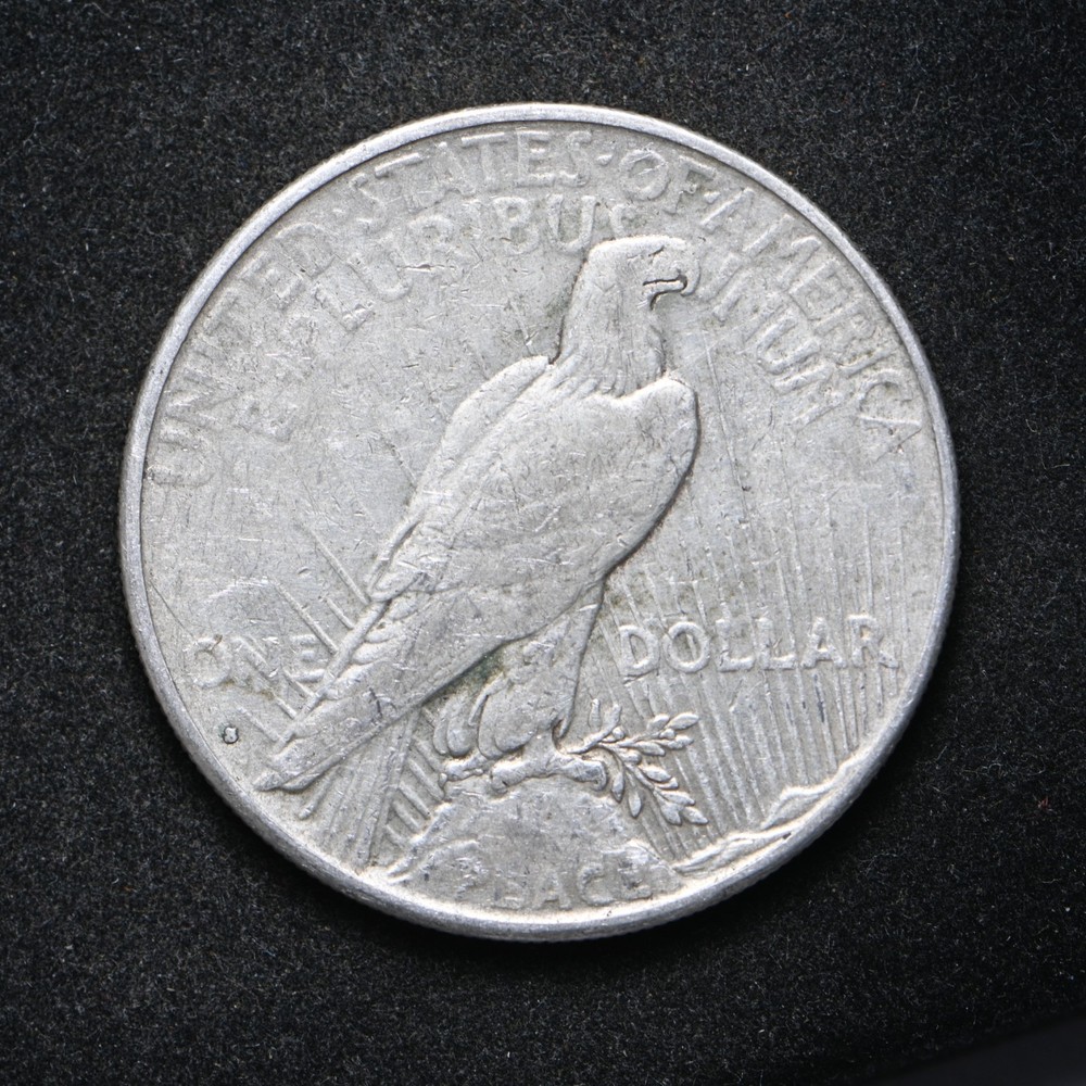 1934-S Peace Silver Dollar VF+ (cn16659)