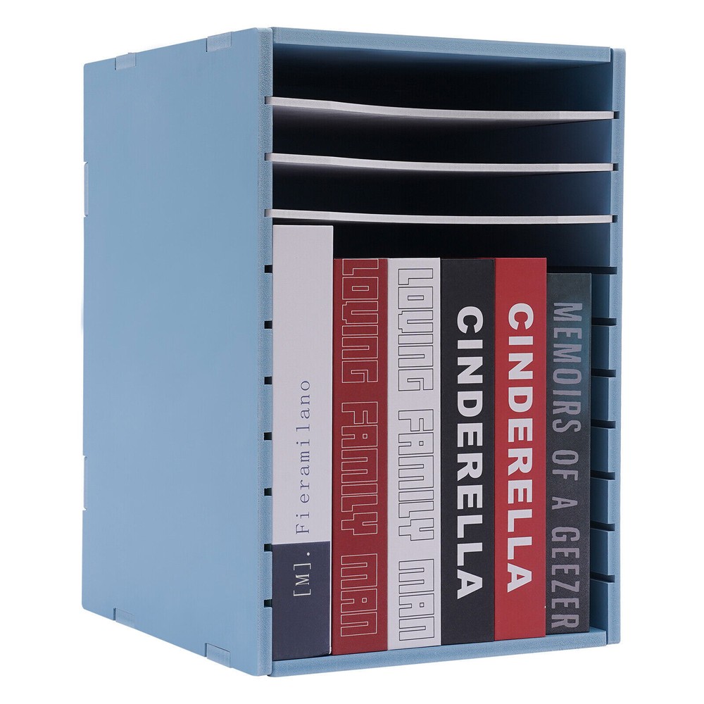 Desktop Organizer Paper File Holder For Office Home Document Storage Rack