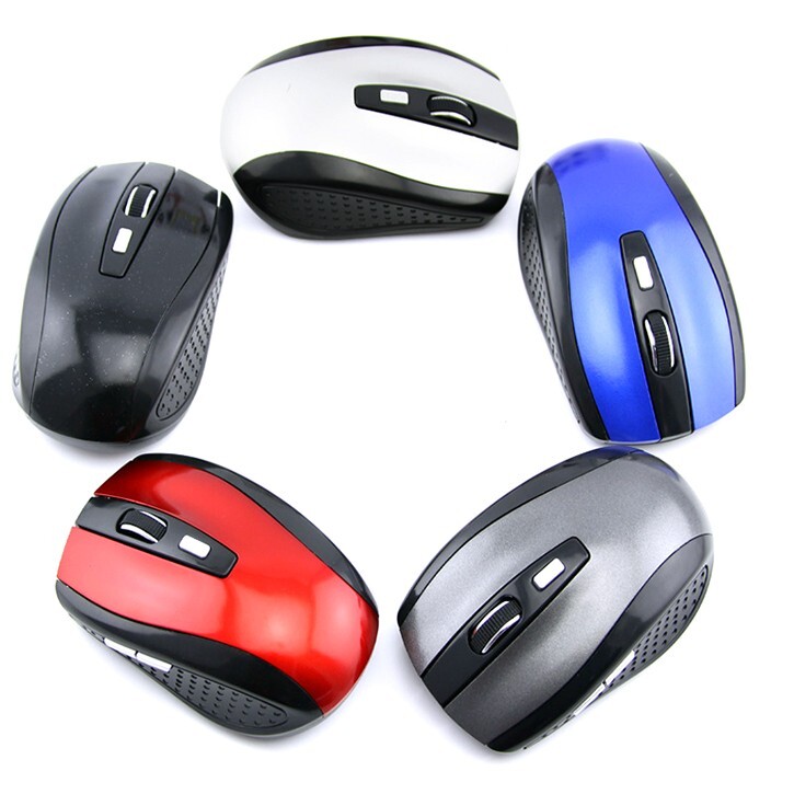 2.4GHz Wireless Optical Mouse & USB Receiver For PC Laptop Computer
