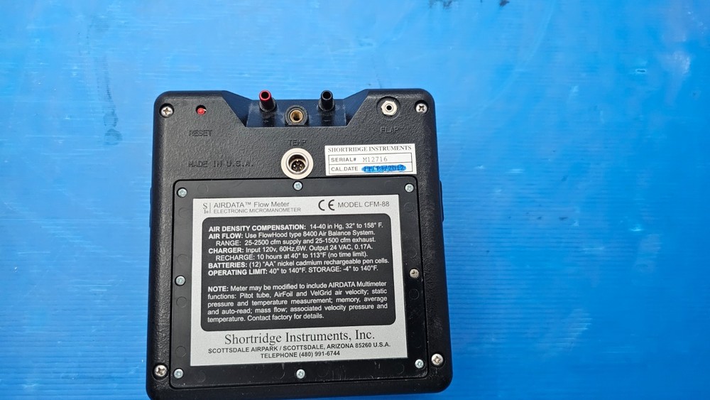 Shortridge CFM-88L Digital Meter AS IS