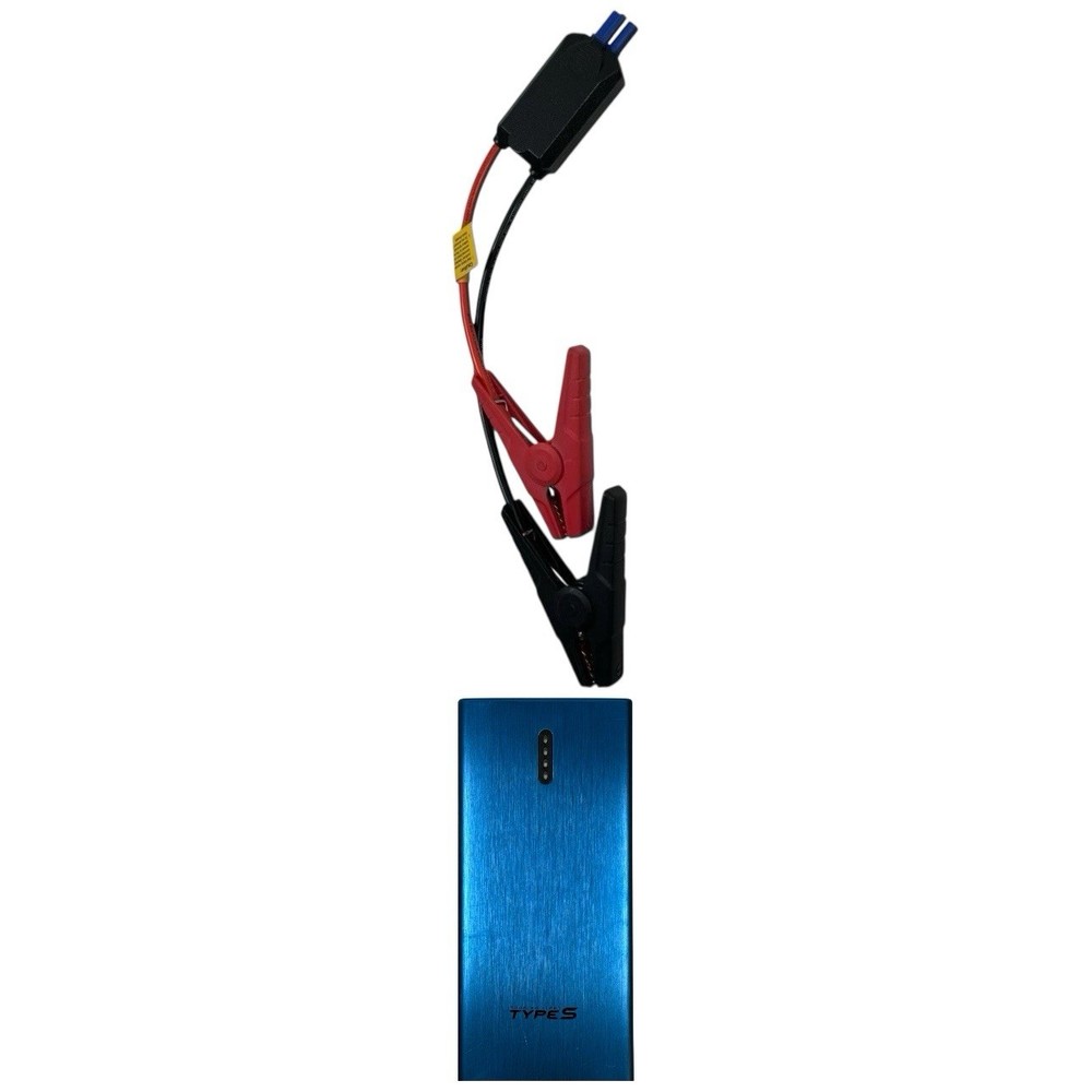 Type S Blue Compact Jump Starter AC56789 200A Peak 400A Instant Power