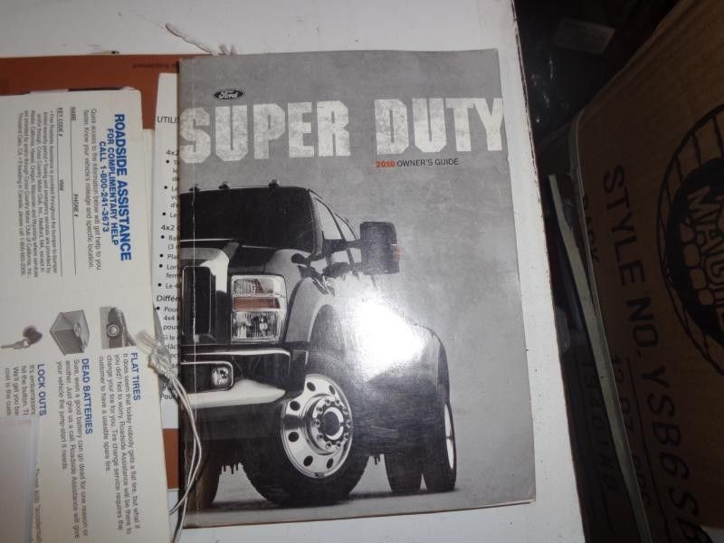 F250SD 2010 Owners Manual 576777