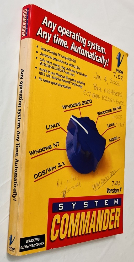 System Commander Version 7 User Manual VCOM Partitioning Guide Windows Linux PB