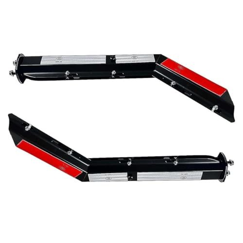2 Pack Angled Mudflap Hangers Brackets Mud Flap Holder Mounting Kit 30" Length