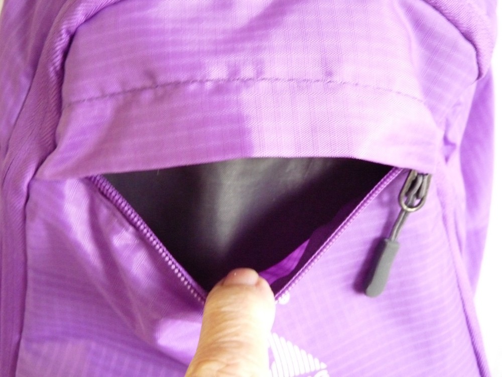 Folding Portable Backpack Lightweight Adjustable Strap Zipper Closure