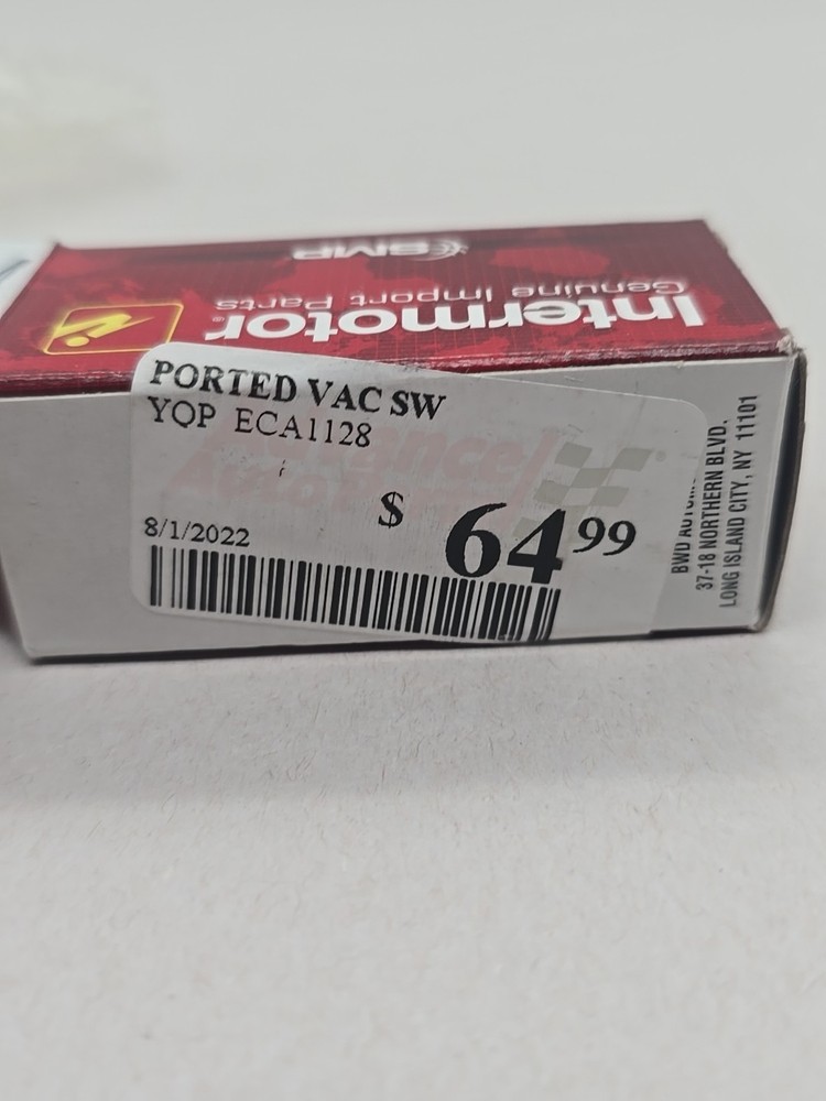 Ported Vacuum Switch EC2965 ECA1128 Intermotor