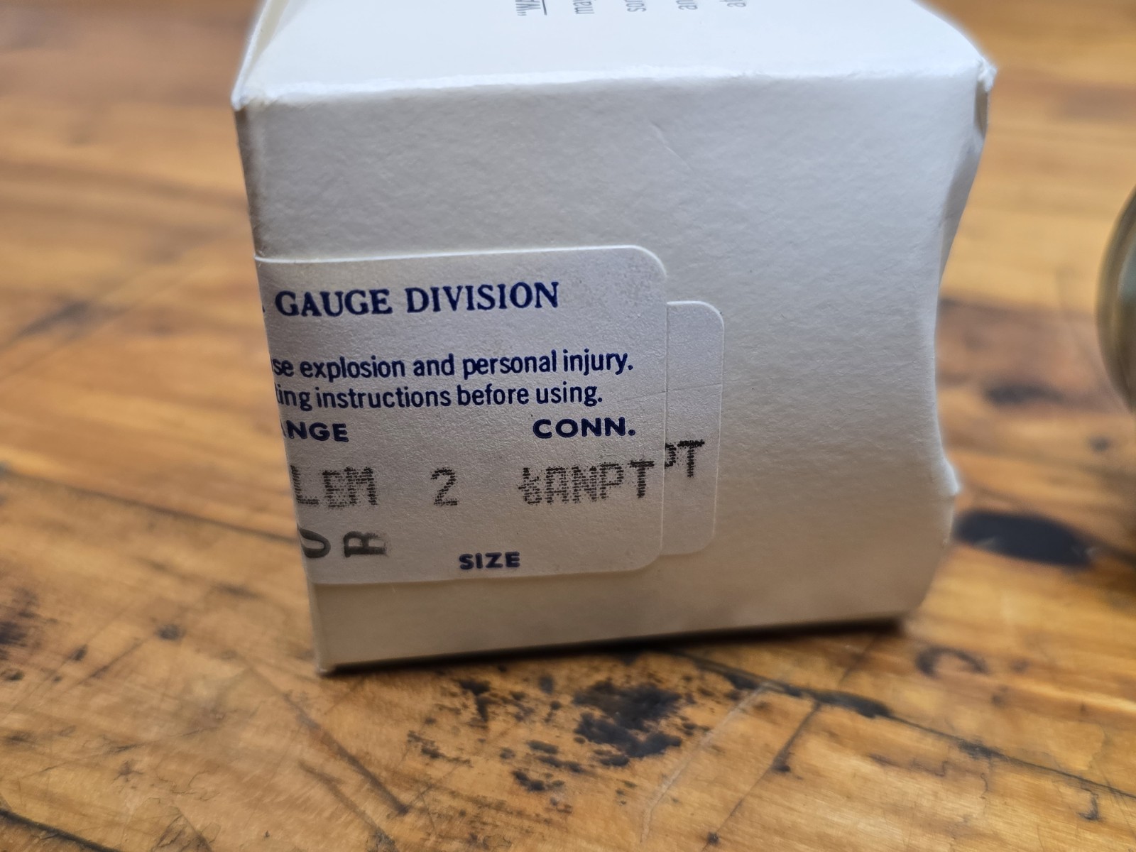 Pair Of Davey Air Compressor Pressure Gauges 300psi 2" Face 1/8"ANPT USA NEW