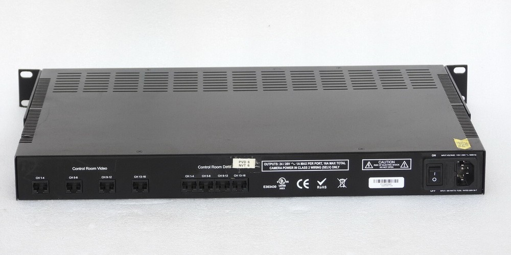 NETWORK VIDEO TECHNOLOGIES NV-16PS10-PVD POWER SUPPLY CABLE INTEGRATOR HUB